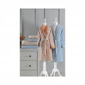 ÖZDİLEK CUATRO BORDES AİLE SETİ TURUNCU-MAVİ - 3