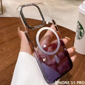 İphone 15 Pro Pixel Sert Magsafe Uyumlu Telefon Kılıfı thumbnail 6