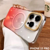 İphone 15 Pro Pixel Sert Magsafe Uyumlu Telefon Kılıfı thumbnail 2