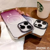 İphone 15 Pixel Sert Magsafe Uyumlu Telefon Kılıfı thumbnail 12