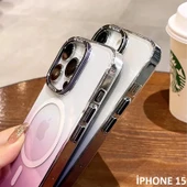İphone 15 Pixel Sert Magsafe Uyumlu Telefon Kılıfı thumbnail 11