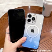 İphone 15 Pro Max Pixel Sert Magsafe Uyumlu Telefon Kılıfı thumbnail 5
