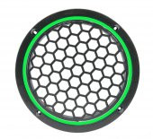 Garaj Dünyası Yeşil Neon Ledli 20 Cm 2’li Hoparlör Kapağı - 1