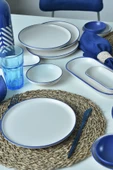 Keramika Line Blue Kahvaltı Takımı 18 Parça 6 Kişilik 20004 - 3