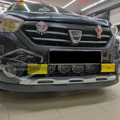 Dacia Dokker 2012-2022 Uyumlu Üniversal Astra H lip Esnek Ön Lip 2 Parça Tampon Altı Dil Karlık Ön Ek - 5