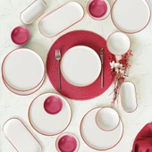 Keramika Line Pink Kahvaltı Takımı 18 Parça 6 Kişilik 20000 - 7