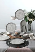 Keramika Keraart Stone Kahvaltı Takımı 18 Parça 6 Kişilik 21426-27 - 1