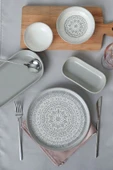 Keramika Keraart Stone Kahvaltı Takımı 18 Parça 6 Kişilik 21426-27 - 7