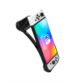 Spigen Nintendo Switch OLED ile Uyumlu Kılıf Rugged Armor Matte Black - ACS04020 - 3