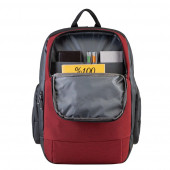 Classone BP-IT805 15.6 inç Parma WTXpro Su Geçirmez Kumaş Notebook Sırt Çantası Bordo - 3