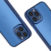 iPhone 15 Pro Max Kılıf Freya Lazer Lens Kamera Çerçeveli Silikon Kapak - 10