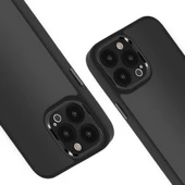 iPhone 15 Pro Max Kılıf Freya Lazer Lens Kamera Çerçeveli Silikon Kapak - 4