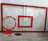 Mia Basketbol Panya Seti 105*180 8 mm Solid Polikarbon 45 cm Sabit Çember - 3