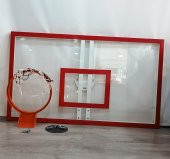 Mia Basketbol Panya Seti 105*180 8 mm Solid Polikarbon 45 cm Sabit Çember - 7