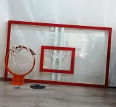 Mia Basketbol Panya Seti 105*180 8 mm Solid Polikarbon 45 cm Sabit Çember - 8