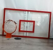 Mia Basketbol Panya Seti 105*180 8 mm Solid Polikarbon 45 cm Sabit Çember - 9