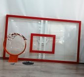 Mia Basketbol Panya Seti 105*180 8 mm Solid Polikarbon 45 cm Sabit Çember - 10