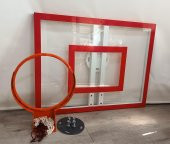Mia Basketbol Panya Seti 90*120 8 mm Solid Polikarbon 45 cm Sabit Çember - 1