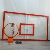 Mia Basketbol Panya Seti 105*180 8 mm Solid Polikarbon 45 cm Yaylı Çember - 2