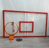 Mia Basketbol Panya Seti 105*180 8 mm Solid Polikarbon 45 cm Yaylı Çember - 4