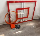 Mia Basketbol Panya Seti 90*120 8 mm Solid Polikarbon 45 cm Yaylı Çember - 1