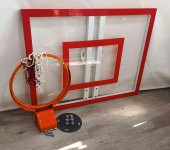 Mia Basketbol Panya Seti 90*120 8 mm Solid Polikarbon 45 cm Yaylı Çember - 2