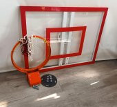 Mia Basketbol Panya Seti 90*120 8 mm Solid Polikarbon 45 cm Yaylı Çember - 3