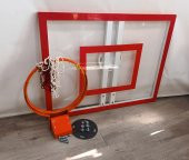 Mia Basketbol Panya Seti 90*120 8 mm Solid Polikarbon 45 cm Yaylı Çember - 4