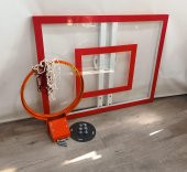 Mia Basketbol Panya Seti 90*120 8 mm Solid Polikarbon 45 cm Yaylı Çember - 6