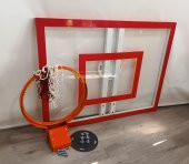 Mia Basketbol Panya Seti 90*120 8 mm Solid Polikarbon 45 cm Yaylı Çember - 7