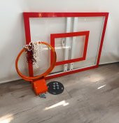 Mia Basketbol Panya Seti 90*120 8 mm Solid Polikarbon 45 cm Yaylı Çember - 9