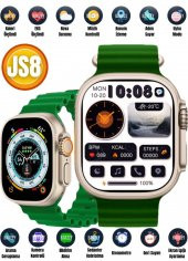 JS8 Pro Max 49 MM Kasa Amoled Ekran Nabız,Siri,Nfc,Hesap Makinesi Watch 8 Akıllı Saat - 1