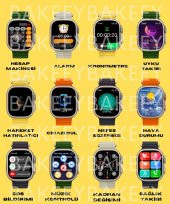 JS8 Pro Max 49 MM Kasa Amoled Ekran Nabız,Siri,Nfc,Hesap Makinesi Watch 8 Akıllı Saat - 3