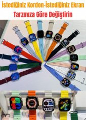 JS8 Pro Max 49 MM Kasa Amoled Ekran Nabız,Siri,Nfc,Hesap Makinesi Watch 8 Akıllı Saat - 12