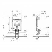 VitrA 800-1868 V8 Asma Klozet Gömme Rezervuar Seti - 2