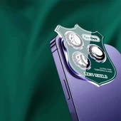Vendas iPhone 12 Pro Max Uyumlu Eagle Serisi Telefonla Uyumlu Renk Tasarımlı Safir Cam Kamera Lens Koruyucu - 12