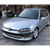 Peugeot 106 1991-2004 Uyumlu Üniversal Astra H lip Esnek Ön Lip 2 Parça Tampon Altı Dil Karlık Ön Ek - 3