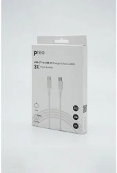 Preo Type-C Şarj Kablosu Charge & Sync Cable 3x more durable 1M Kablo - 3