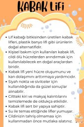 Doğal Kabak Lifi Eldiven Tipi Banyo Hamam Vücud Kesesi 17x21 cm. - 7
