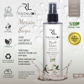 RisenLoop Mersin Suyu %100 Saf Doğal Hidrosol Tonik Cam Şişe Myrtus Communis 1.Distilasyon 100ml - 1