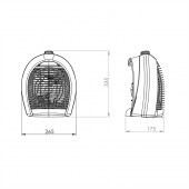 Kumtel Fanlı Isıtıcı 2000 W Lx-6331 - 4