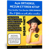 Açık Ortaokul Mezun Ettiren Kitap Seti (4 Spiralli Kitap) - 6