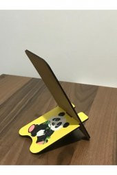 Ahşap Resimli Telefon Tutucu Organizer Şarj Standı Mdf - 2
