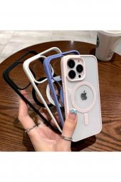 Iphone 13 Magsafe Destekli Kablosuz Şarj Uyumlu Renkli Kılıf thumbnail 3