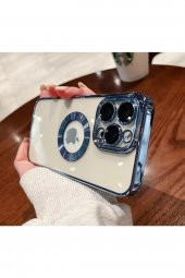 Iphone 14 Pro Uyumlu Derin Mor Ekstra Kamera Korumalı (kamerası Cam Lensli) Lazer Kılıf - 1