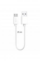 Micro Usb Powerbank Hızlı Şarj Ve Data Kablosu - 25 Cm - 1