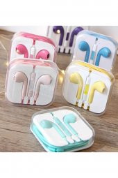 Kablolu Kulaklık Iphone Uyumlu Kablolu Kulaklık Android Ios Uyumlu 3.5mm Kulaklık Jack Girişli Renk - 2