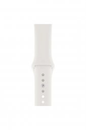 Apple Watch Uyumlu Kordon 2 - 3 - 4 - 5 Seri 42 Mm Ve 44 Mm Silikon Kordon Kayış - 1