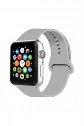 Apple Watch Kordon 2 3 Seri 42 Mm Ve Silikon Kordon Kayış - 1
