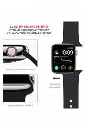 Apple Watch Kordon 2 3 Seri 42 Mm Ve Uyumlu Silikon Kordon Kayış - 3